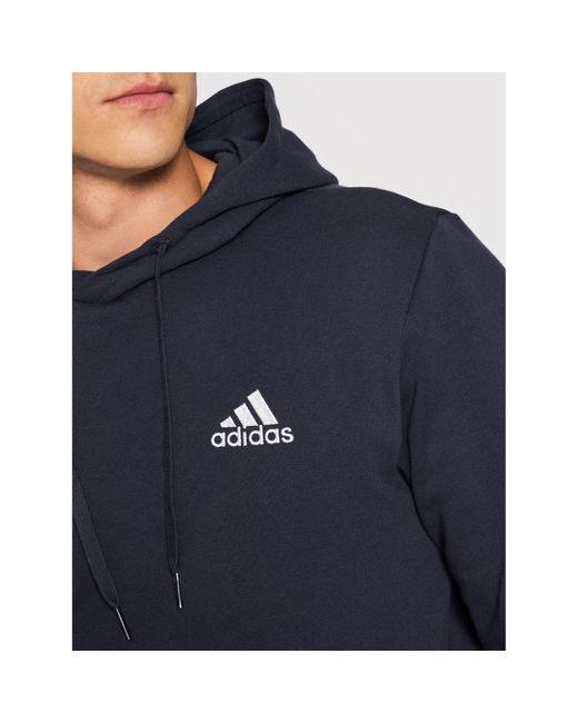 Adidas Sweatshirt Feelcozy Hoodie H12216 Regular Fit in Blue für Herren