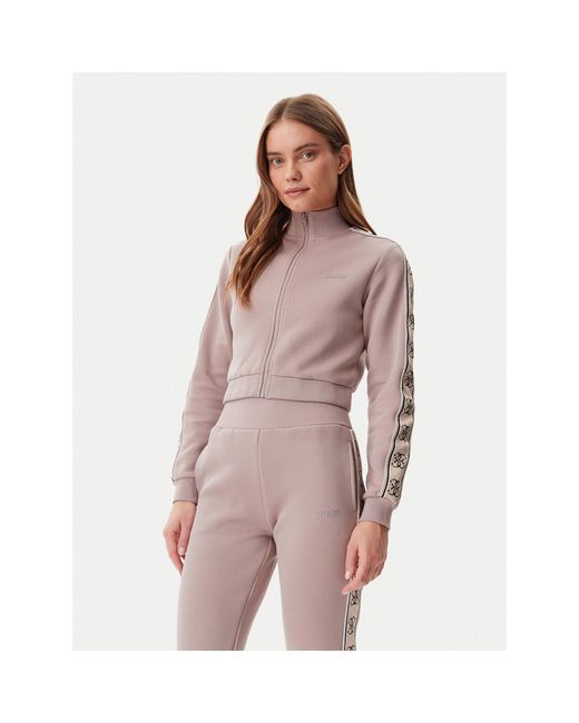 Guess Brown Sweatshirt V3Rq12 Kb3P2 Regular Fit