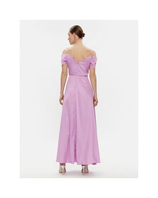 Rinascimento Purple Abendkleid Cfc0117556003 Regular Fit