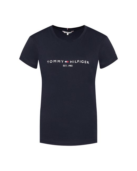 Tommy Hilfiger Black T-Shirt Heritage C-Nk Ww0Ww31999 Regular Fit