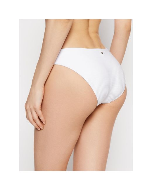 Seafolly White Bikini-Unterteil Essentials 40473-640 Weiß