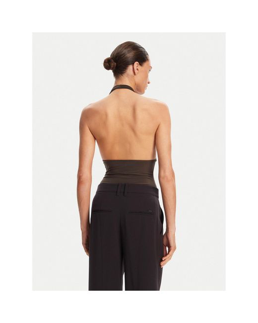 Norma Kamali Black Body Mio Kk424Xplg74823 Slim Fit