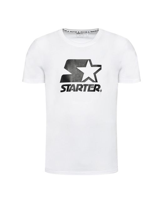 Starter T-Shirt Smg-008-Bd Weiß Regular Fit in White für Herren