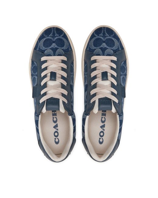 COACH Blue Sneakers lwline low top cs106