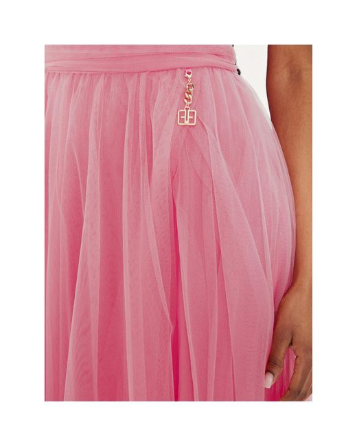 Fracomina Pink Abendkleid Fq24Sd3022W52901 Regular Fit