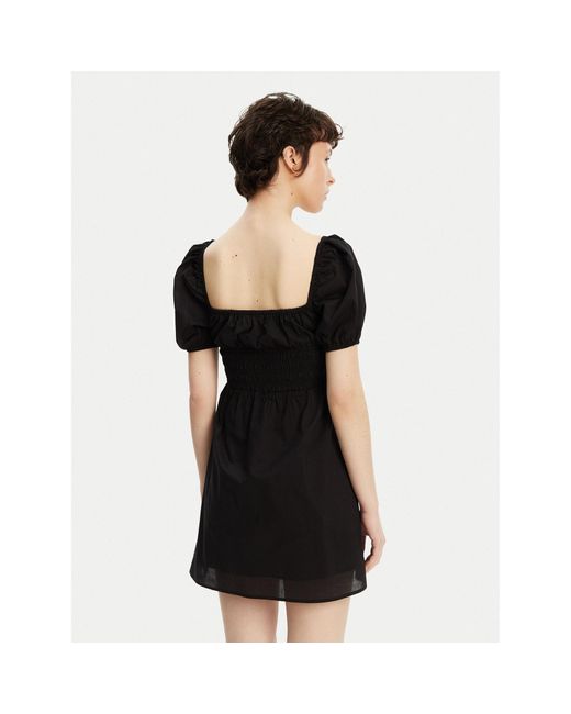 Tommy Hilfiger Black Sommerkleid Voile Dw0Dw21334 Regular Fit