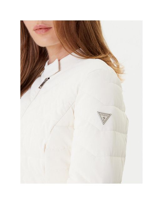Guess White Übergangsjacke W5Yl13 Whdq0 Regular Fit