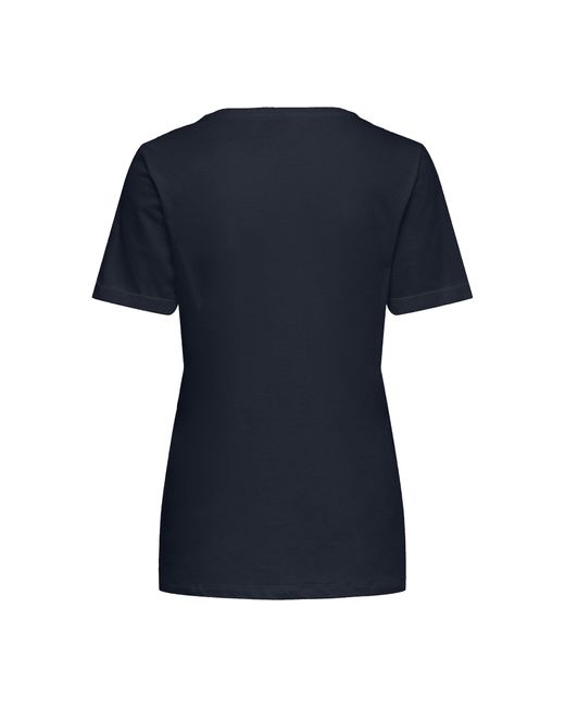 ONLY Blue T-Shirt Kita 15244714 Regular Fit
