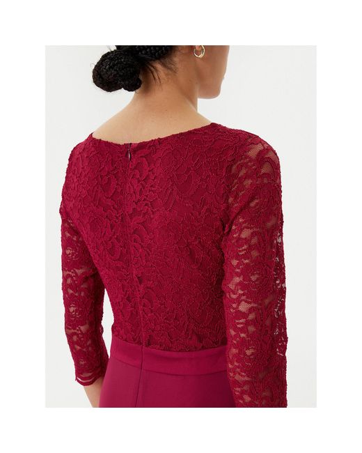 Swing Red Abendkleid 5Ai11800 Regular Fit