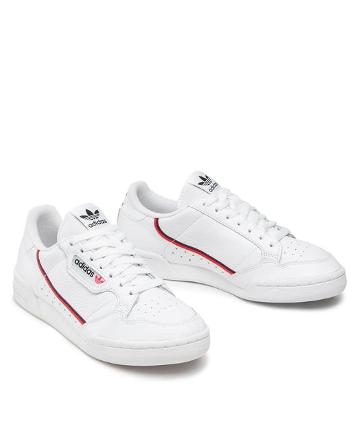 Adidas White Sneakers continental 80 shoes g27706