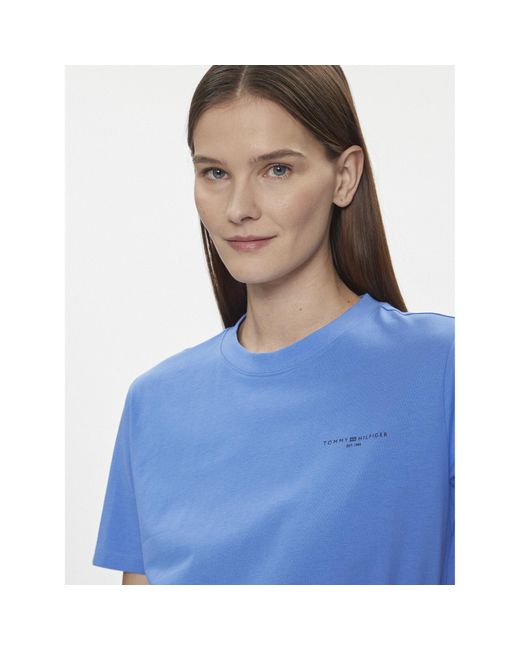 Tommy Hilfiger Blue Kleid Für Den Alltag 1985 Ww0Ww40734 Regular Fit