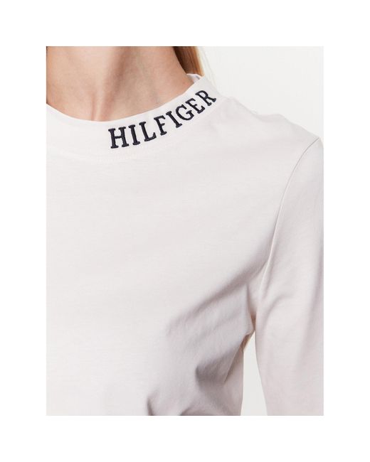 Tommy Hilfiger White T-Shirt Ww0Ww38865 Écru Regular Fit