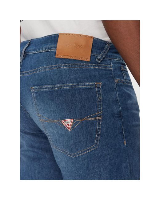 Guess Jeansshorts M5Gd01 D5Mz2 Regular Fit in Blue für Herren