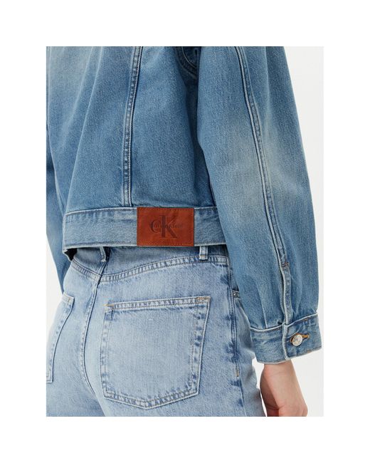 Calvin Klein Blue Jeansjacke Lv047B075G Regular Fit