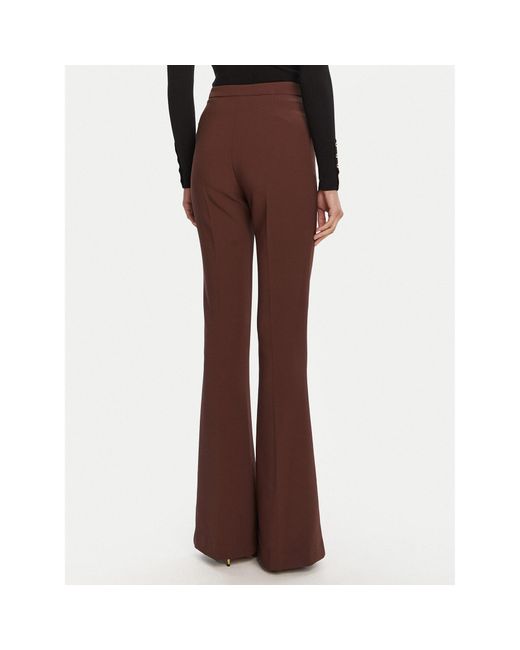Elisabetta Franchi Brown Stoffhose Pa-122-56E2-V290 Regular Fit