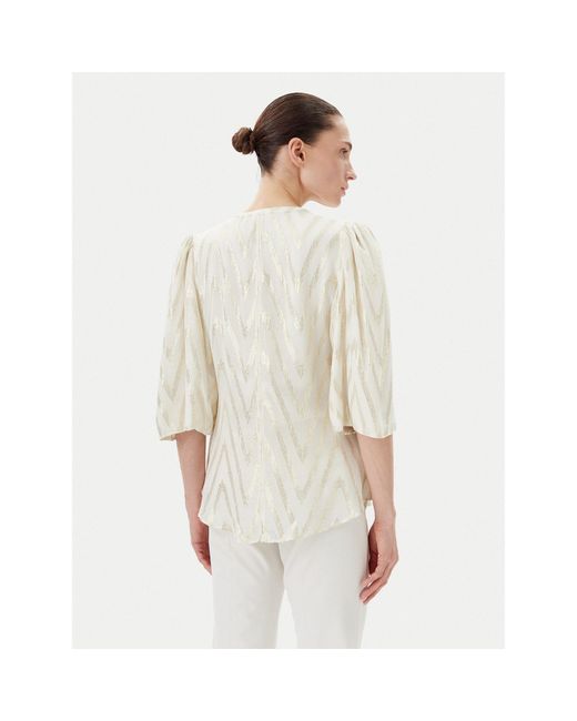 Bruuns Bazaar White Bluse Collard Majlya Bbw4486 Regular Fit