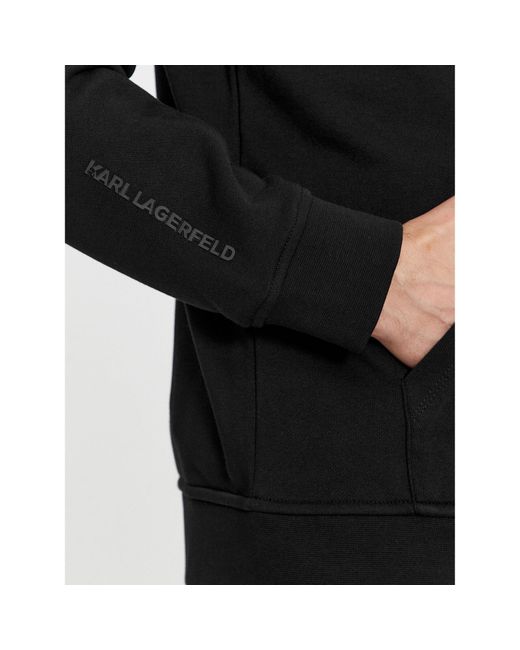Karl Lagerfeld Sweatshirt 705401 541900 Regular Fit in Black für Herren