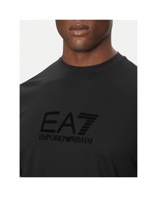 EA7 T-Shirt 7M000092 Af13870 Uc001 Regular Fit in Black für Herren