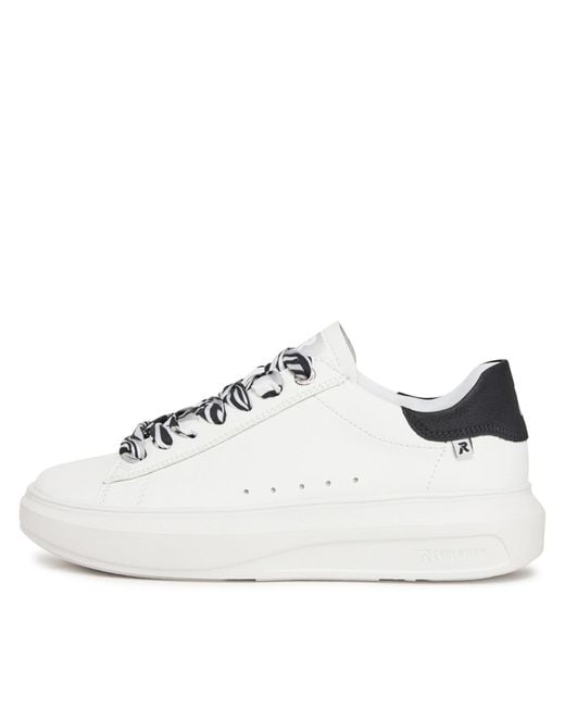 Rieker White Sneakers W1201-80 Weiß
