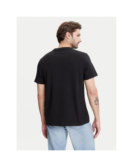 Calvin Klein T-Shirt Deboss Mono Graphic Lv04Rc824G Regular Fit in Black für Herren