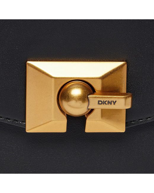 DKNY Black Handtasche colette sm cbody r41ekc60 blk/brsh gold bd6
