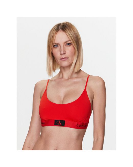 Calvin Klein Red Top-Bh Light Lined 000Qf7245E