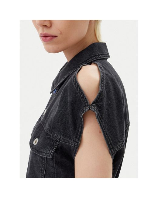 Karl Lagerfeld Black Jeanskleid A2W13023 Regular Fit