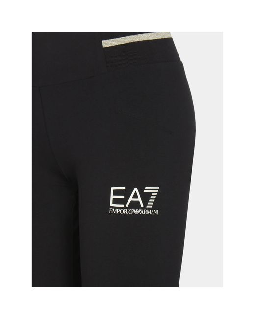 EA7 Black Leggings 8Ntp68 Tj01Z 0200 Regular Fit