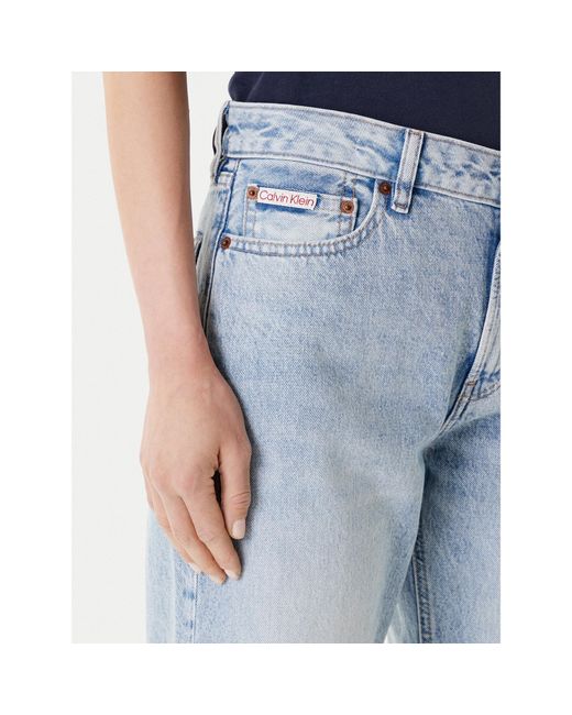 Calvin Klein Blue Jeans Signature 90S Lv147C700G Straight Fit