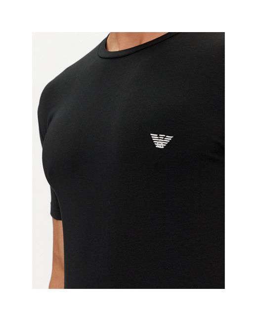 Emporio Armani T-Shirt 111971 4R522 00020 Slim Fit in Black für Herren