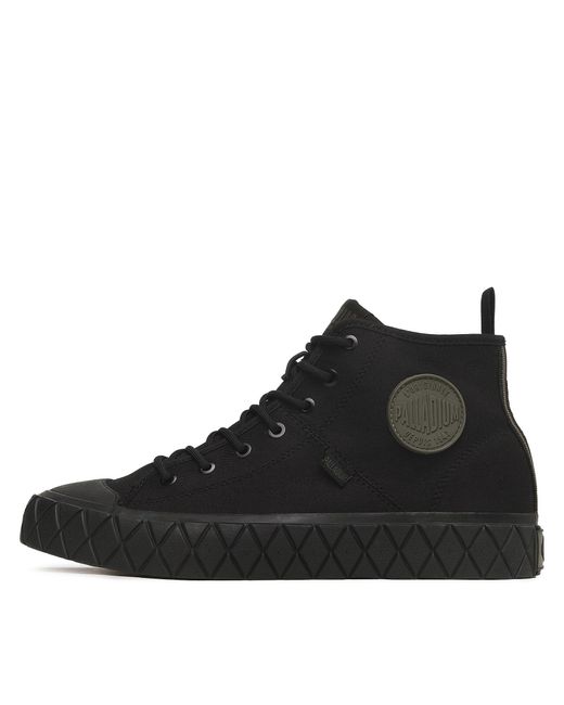 Palladium Black Sneakers Aus Stoff Palla Ace Mid Supply