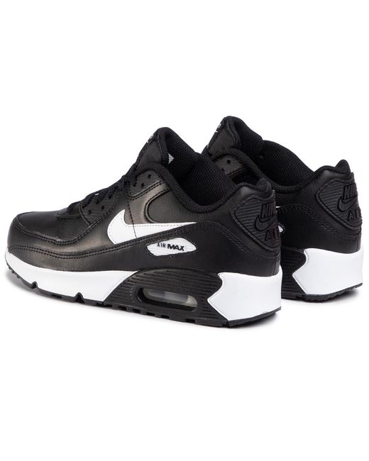 Nike Black Sneakers air max 90 ltr (gs) cd6864 010