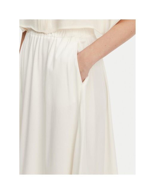 Max Mara White Trapezförmiger Rock Roal 2516771028 Regular Fit