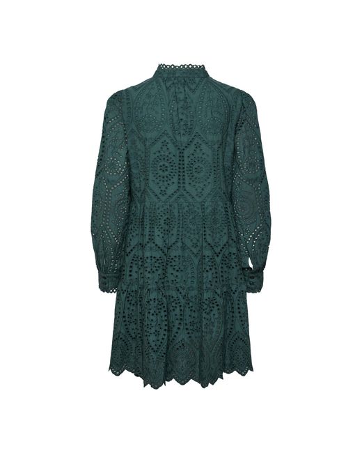 Y.A.S Green Kleid Für Den Alltag 26027162 Grün Regular Fit
