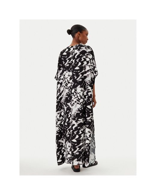 Calvin Klein Black Kimono Kw0Kw02822 Relaxed Fit