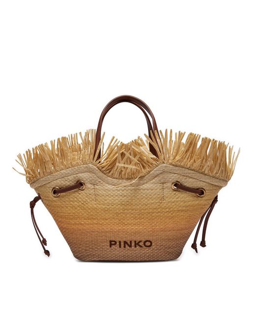 Pinko Brown Handtasche Pagoda Small Shopper . Pe 24 Pltt 102910 A1R6