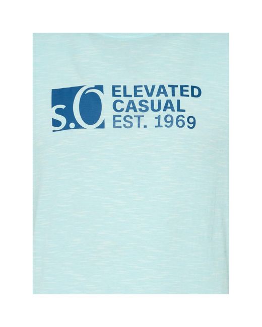 S.oliver T-Shirt 2141235 Regular Fit in Blue für Herren