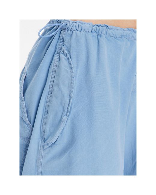 BDG Blue Stoffhose Bdg Baggy Cargo 76475391 Relaxed Fit