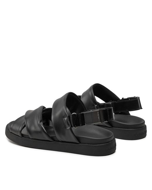 Calvin Klein Sandalen Padded Criss Cross Sandal Hm0Hm01482 in Black für Herren