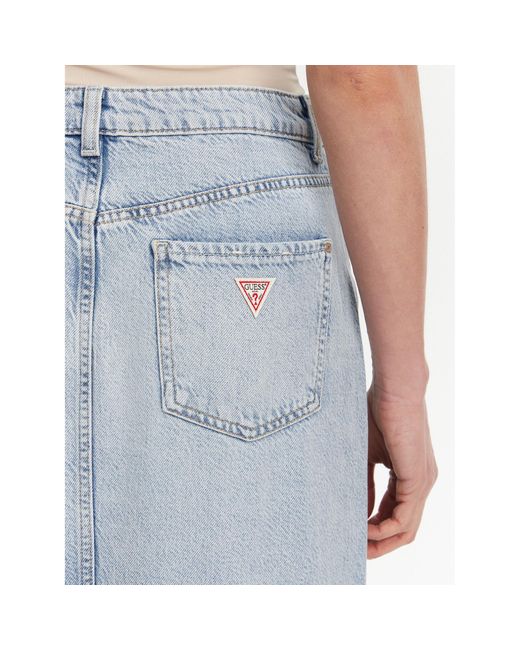Guess Blue Jeansrock W5Gd83 D5B96 Regular Fit