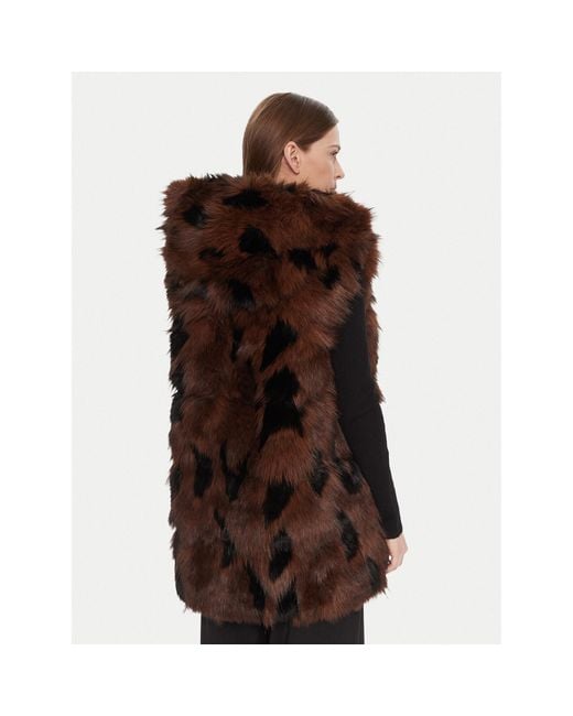 Lola Casademunt Brown Weste Lf2501008 Regular Fit