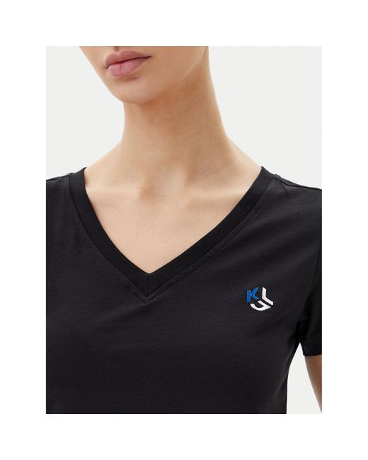 Karl Lagerfeld Blue T-Shirt A1W17019 Regular Fit