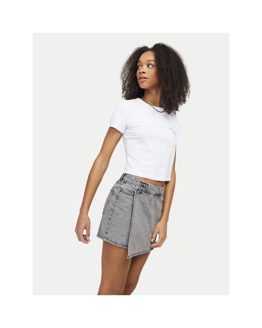 JJXX Gray Skorts Greta 12269114 Loose Fit