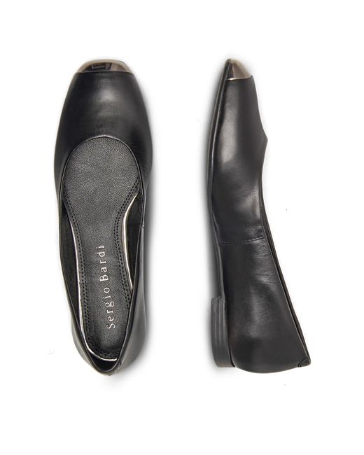 Sergio Bardi Black Ballerinas Rst-D1063-02Sb