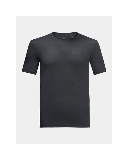 Jack Wolfskin Technisches T-Shirt Tech 1807072 Regular Fit in Black für Herren