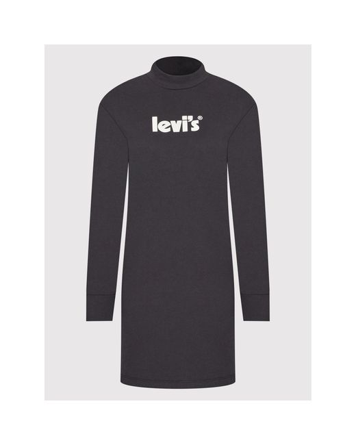 Levi's Blue Kleid Für Den Alltag A1773-0001 Regular Fit