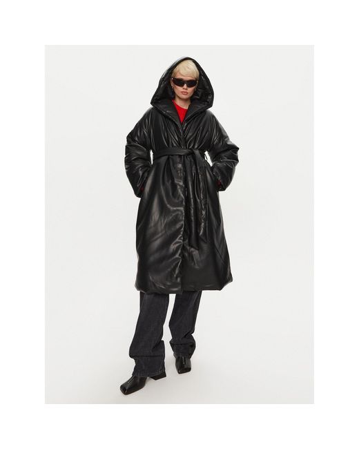 ROTATE BIRGER CHRISTENSEN Black Übergangsmantel 113855100 Regular Fit