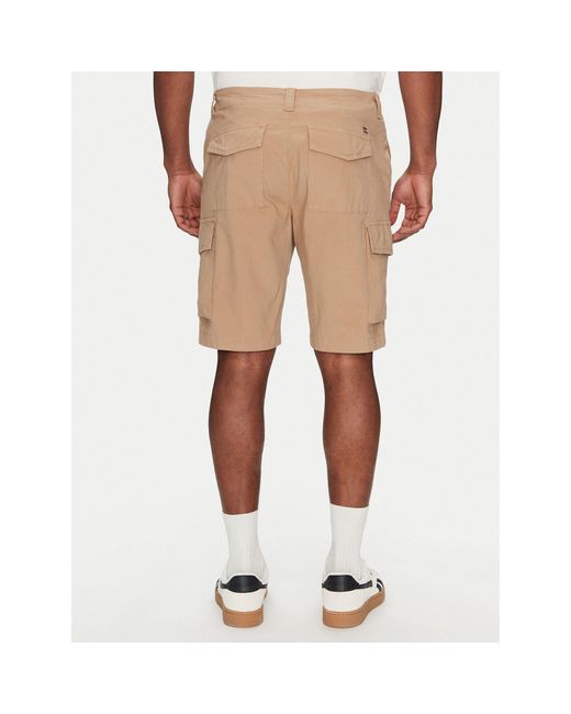 Napapijri Stoffshorts N-Horton Np0A4Hos Regular Fit in Natural für Herren