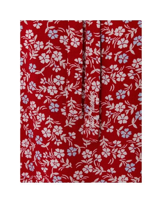 Tommy Hilfiger Red Kleid Für Den Alltag Dw0Dw20884 Regular Fit