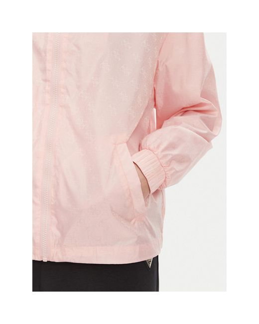 Guess Pink Übergangsjacke V5Gl01 Wh482 Regular Fit